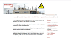 Desktop Screenshot of electrosmog.info